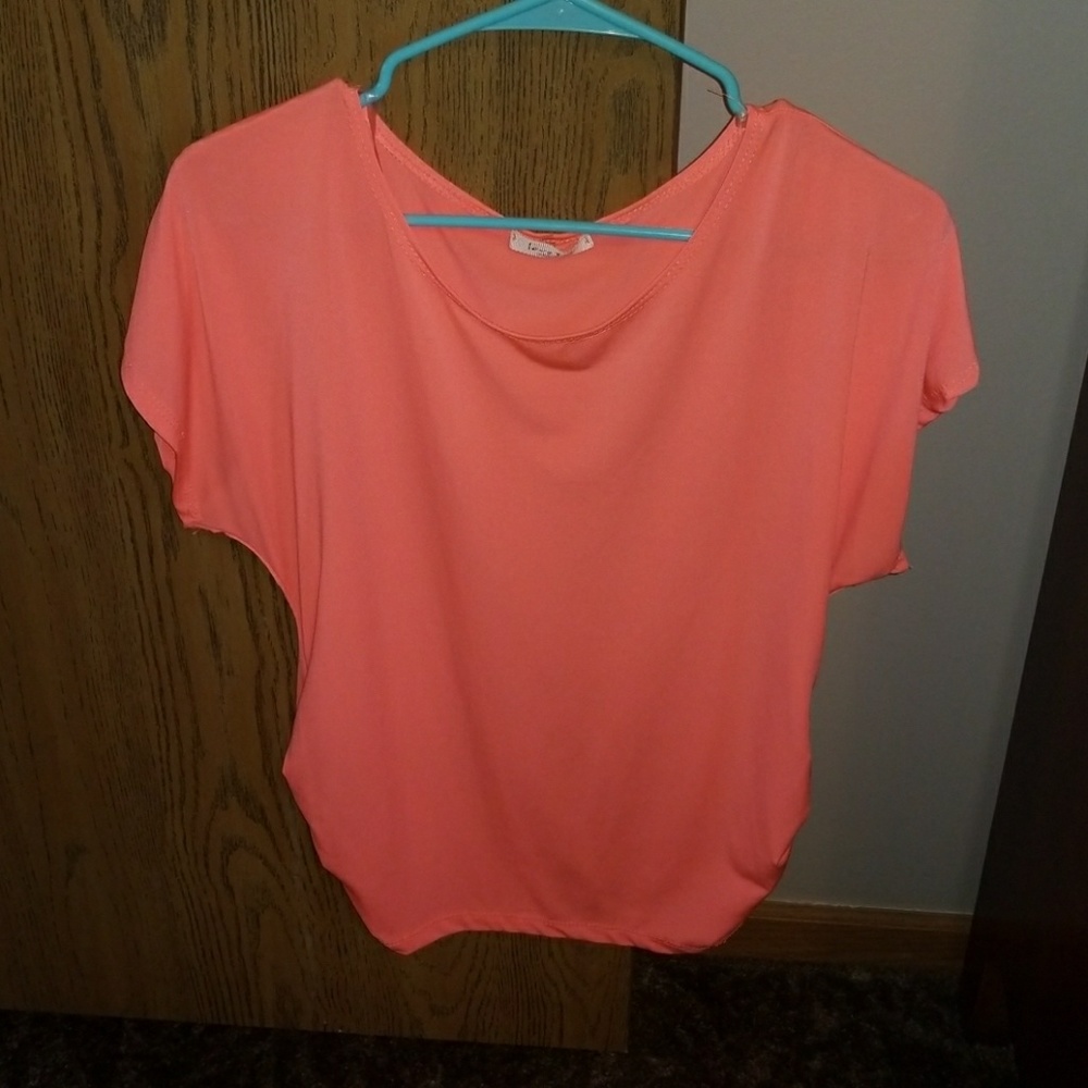 Peach blouse